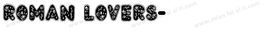 roman lovers字体转换